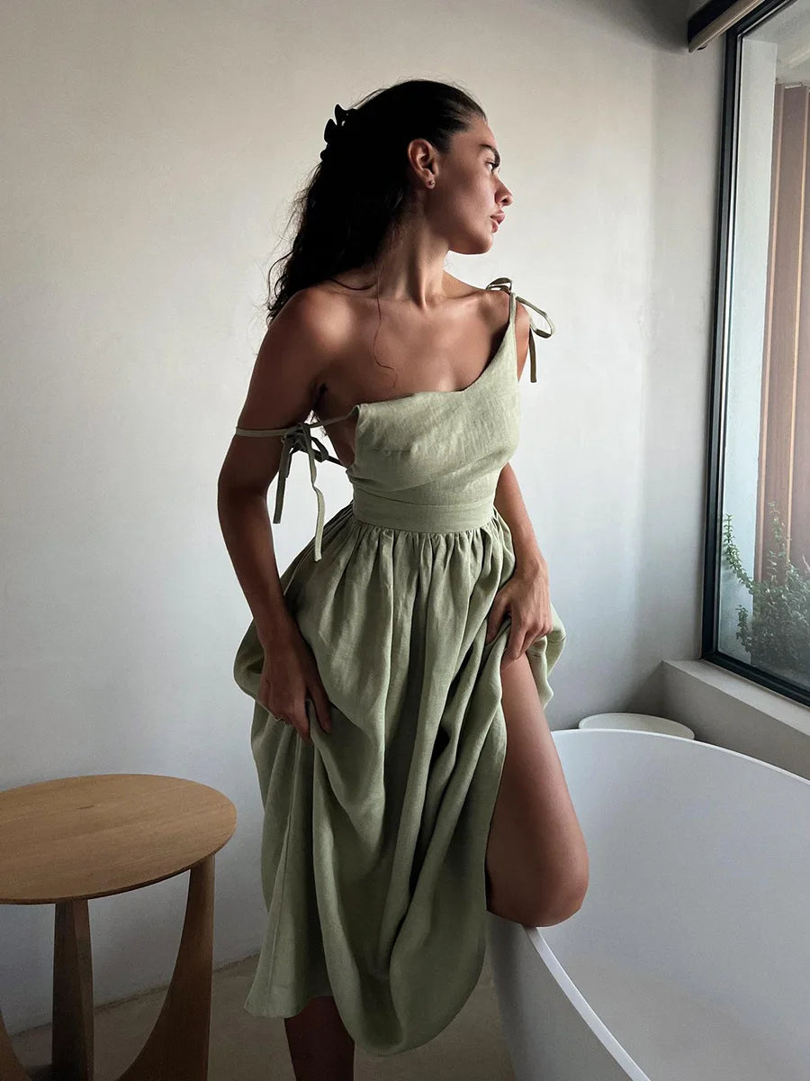 Eden's Cotton Linen Dress