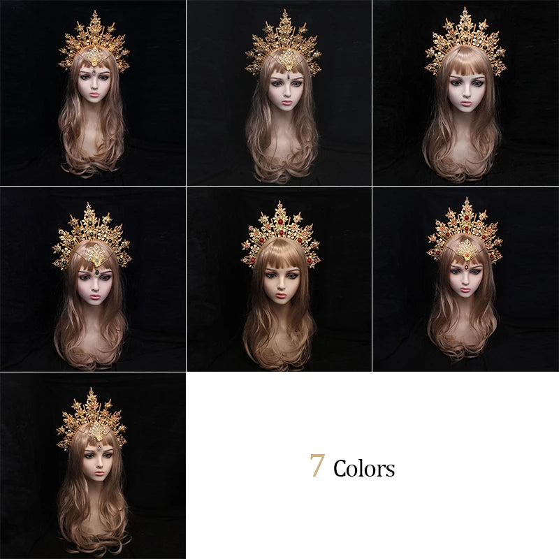 Build Your Own Halo Crown DIY Kits Virgin Mary's Baroque Halo Crowns Headpieces