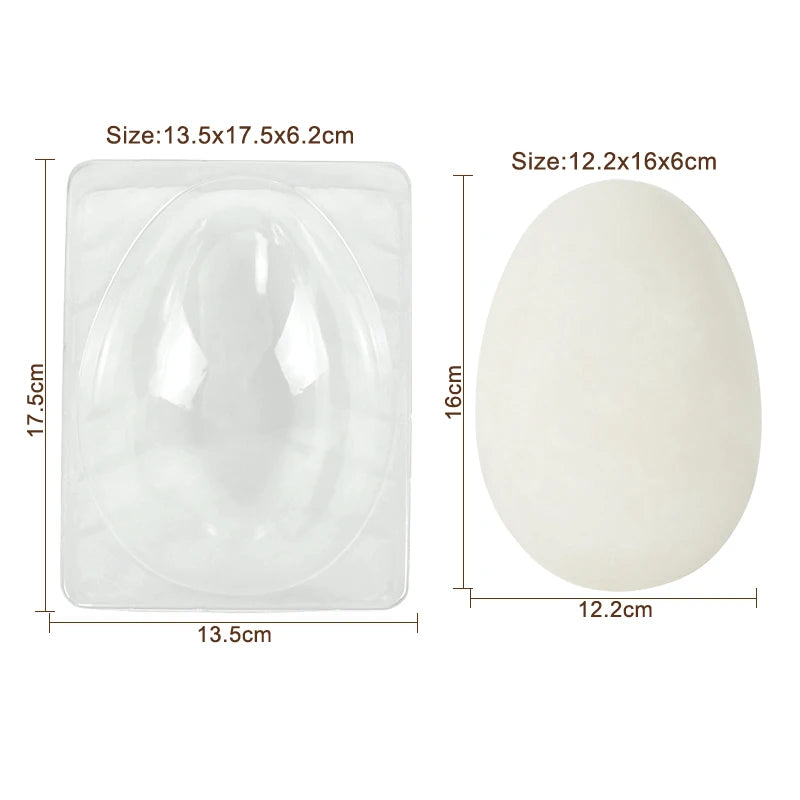 Easter Egg Silicone Mould Half Chocolate Egg DIY Baking Tool