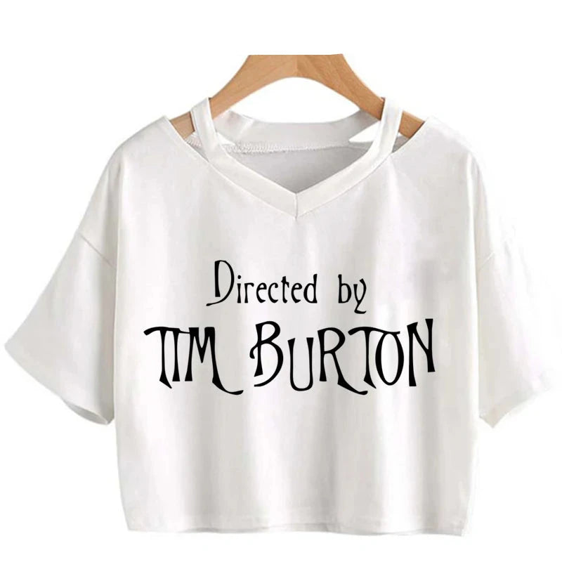 Directed by Tim Burton Crop T-Shirt