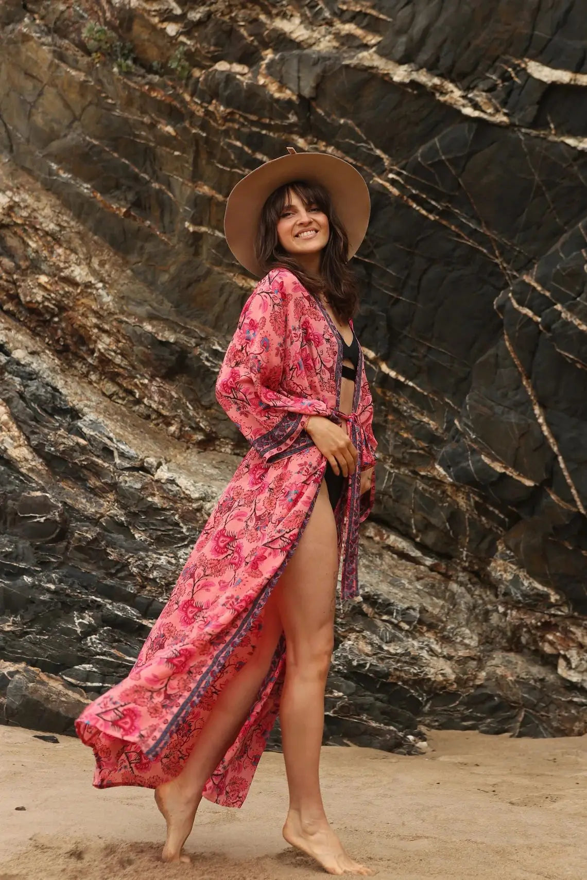 Charmy's Cover-up Long Kimono Robe