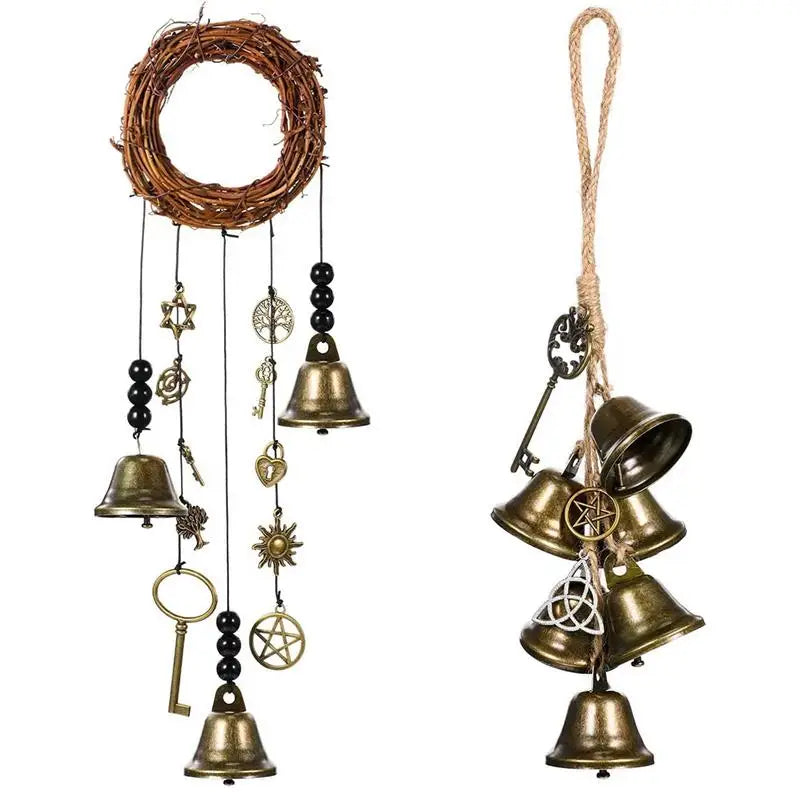Witches Bells Wind Chimes Handmade Door Decor