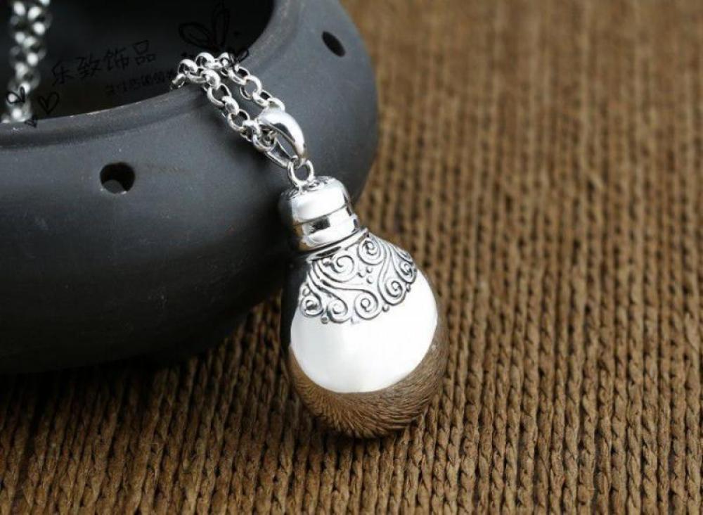 Perfume Bottle Mini Bottle Pendant Necklace