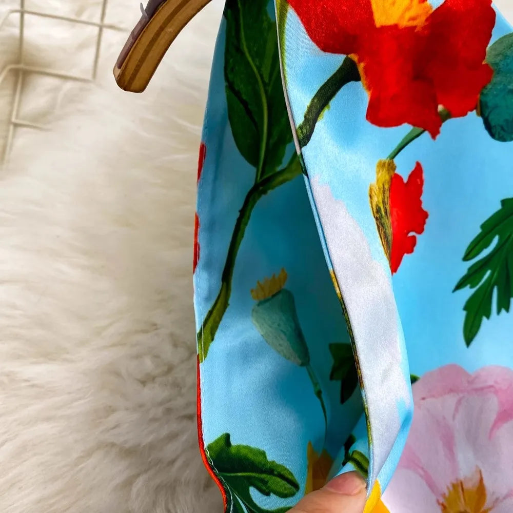 Spring Races Floral Tank Dress with Pockets
