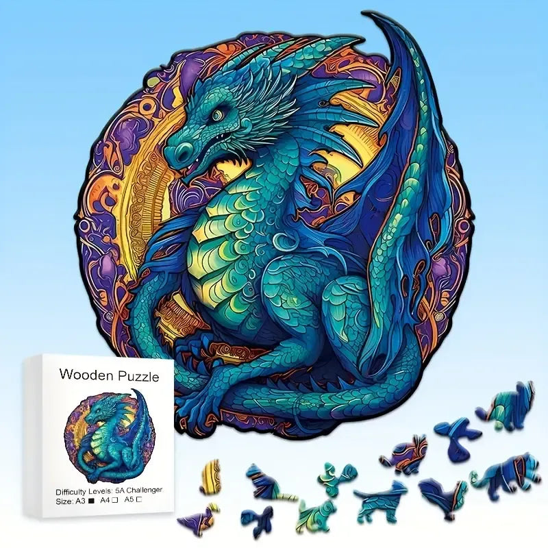Dragon King Wooden Jigsaw Puzzle