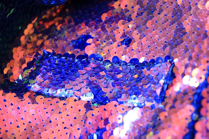 Purple Sequins Women's Blazer