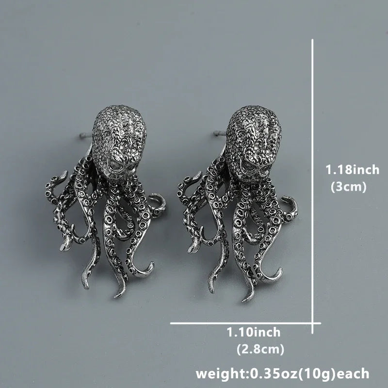 Octopus Earrings
