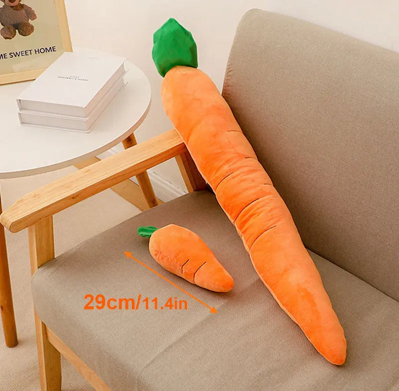 Carrot Plush Toy Pet Chew Toy