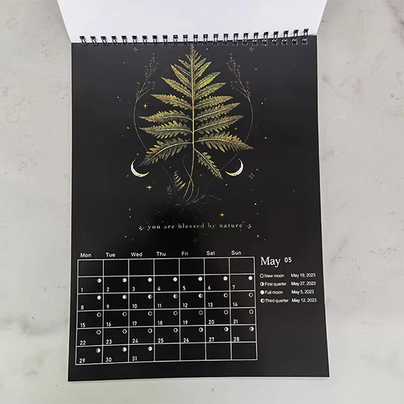2026 Dark Forest Lunar Wall Calendar
