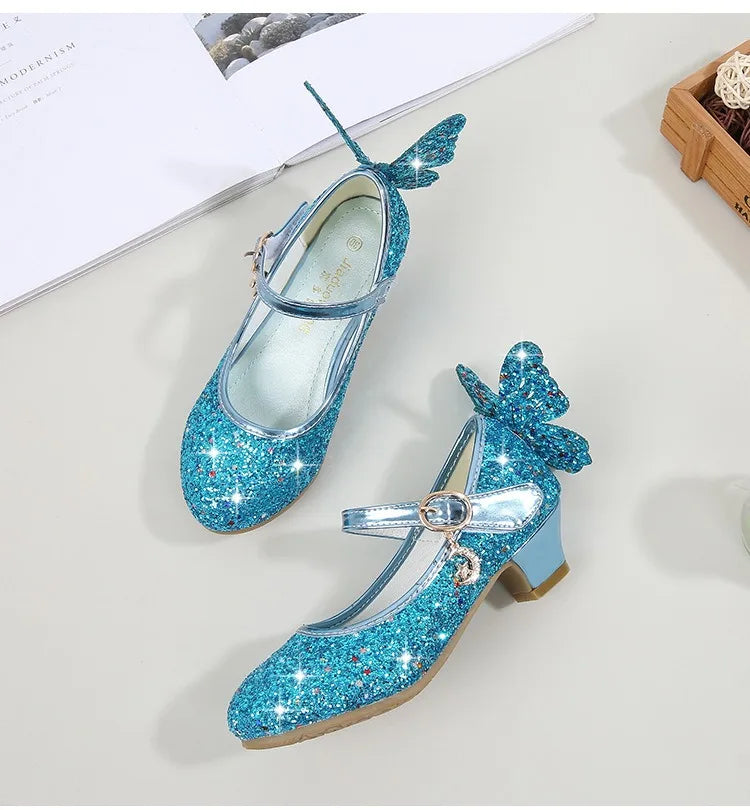Magical Glittery Butterfly Girls Shoes