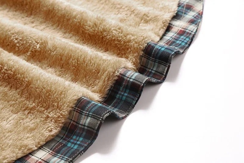 Woodsman Plaid Shirts Lightweight Fleece Jackets