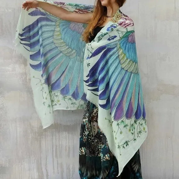 Wings Fantasy Shawl Scarf Festival Cloak Rave Accessories