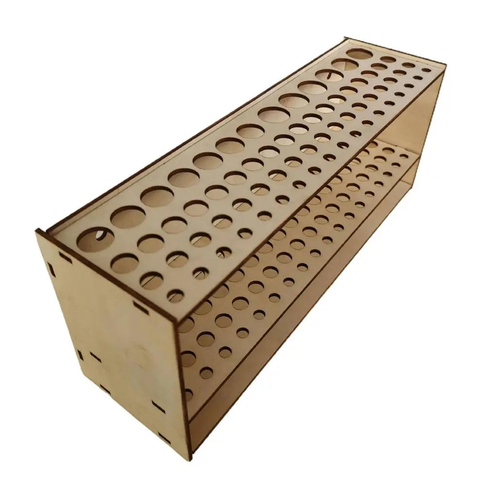 Wooden Paint Brush Holder 67 Holes