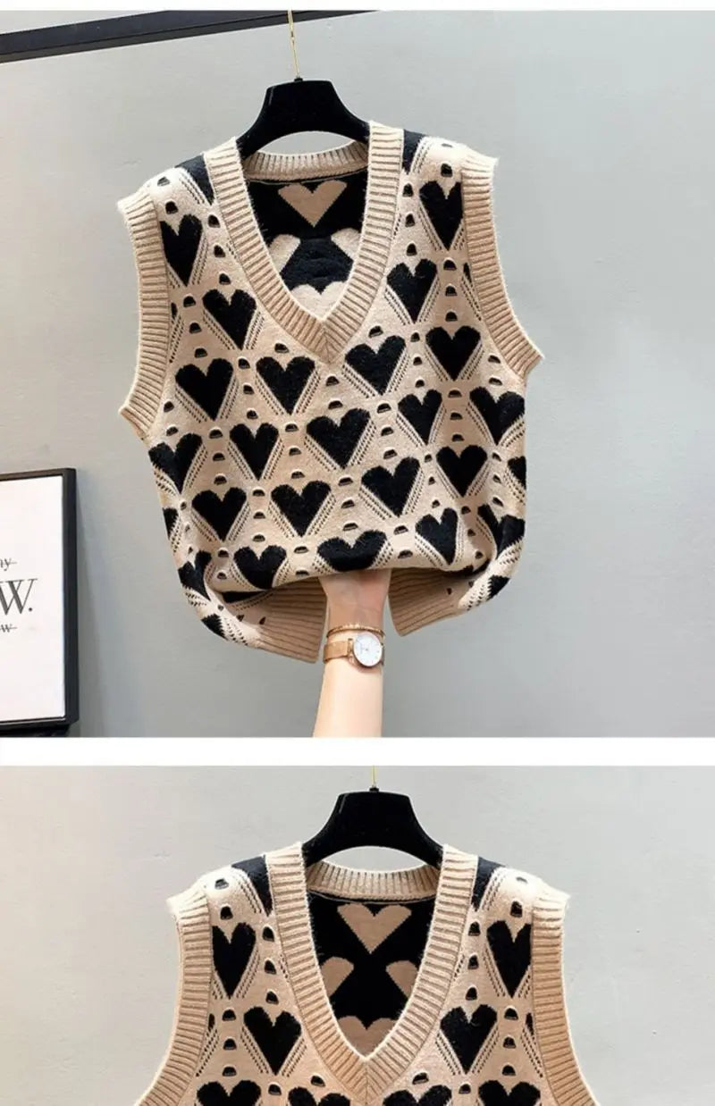 Love Heart Sweater Vest