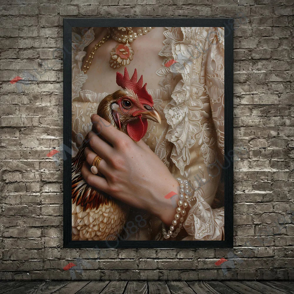 Lace, Pearls, Swords, and Snakes, Moody Victorian Art Poster Prints Dark Academia Wall Art Home Decor