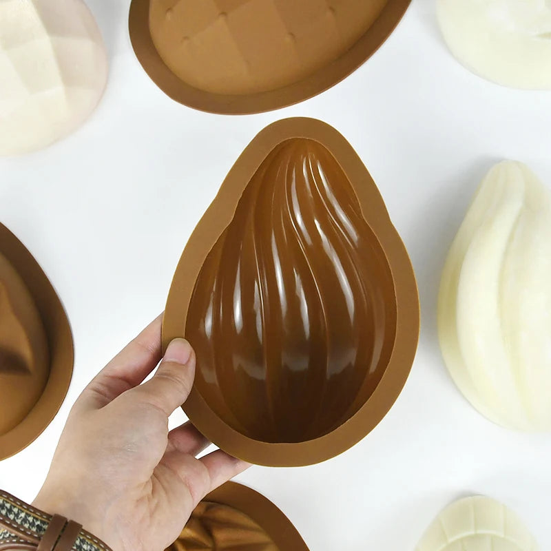 Easter Egg Silicone Mould Half Chocolate Egg DIY Baking Tool