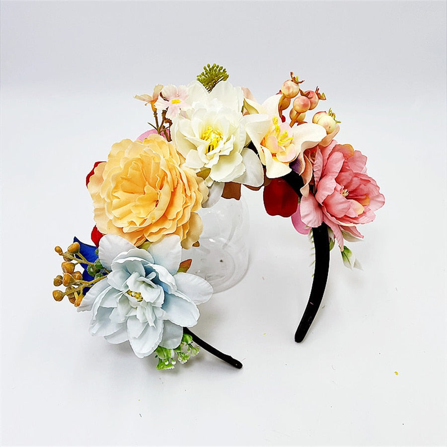 Spring Goddess Flower Crowns Floral Headband