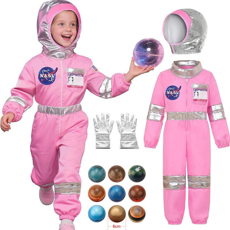 Fantasy Space Astronaut Kids Book Week Costumes Halloween Spacesuit