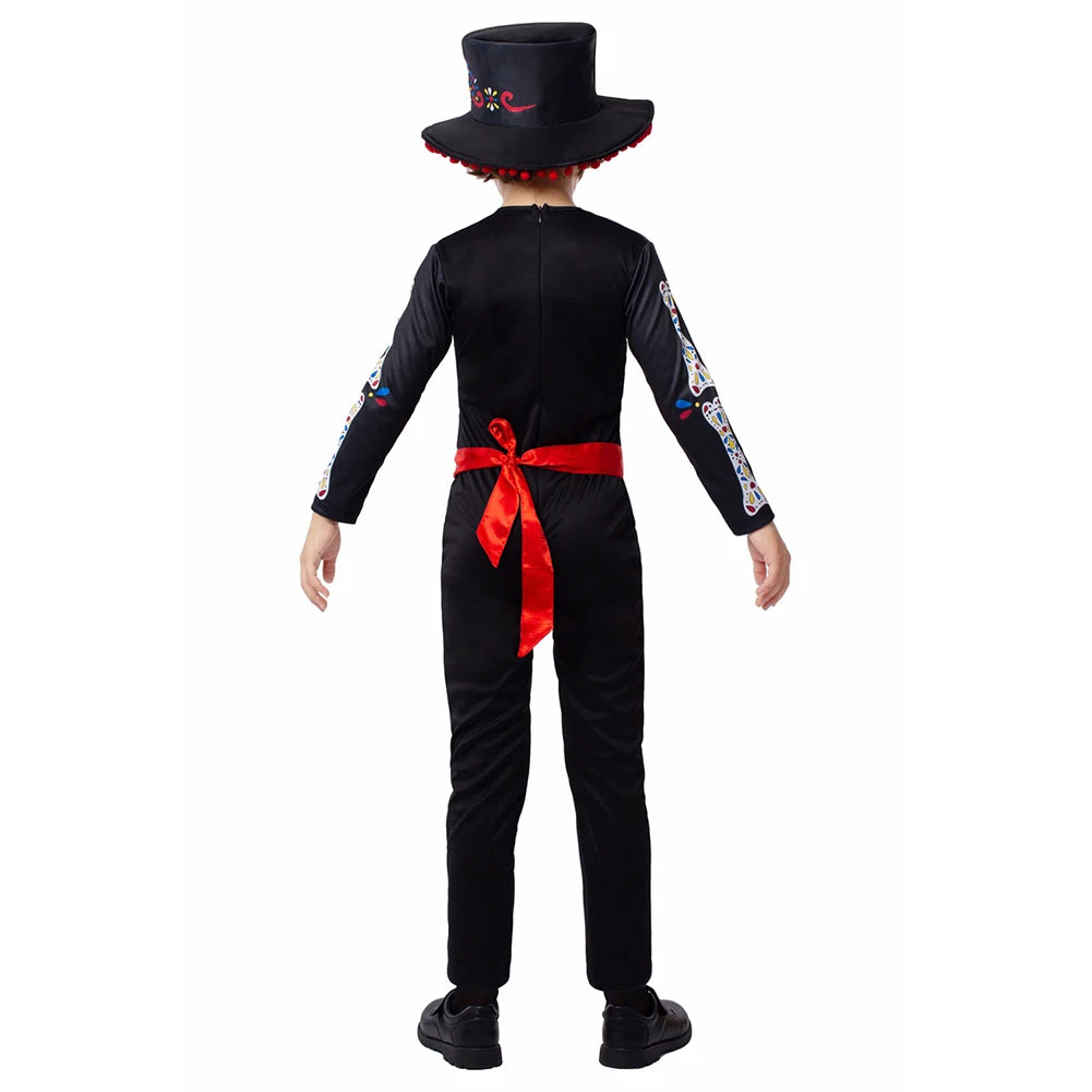 Day Of The Dead Halloween Costumes Children Boys Girls