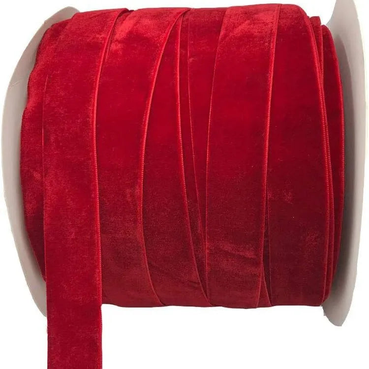 10 Yards Velvet Ribbon 16 Colours DIY Christmas Gift Packaging Bow