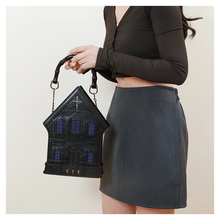 Haunted House Crossbody Bag