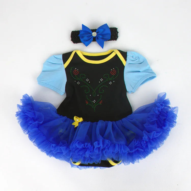 0-2Y 3pcs Girl Baby Superhero Suit Costume Newborn Clothing Sets