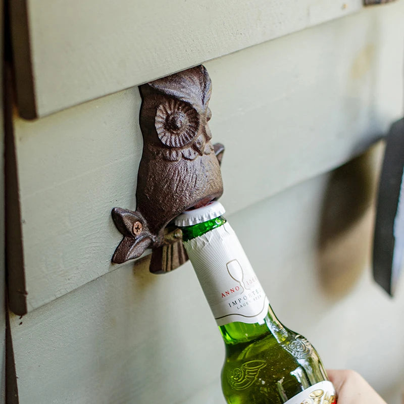 Woodland Owl Cast Iron Bottle Opener