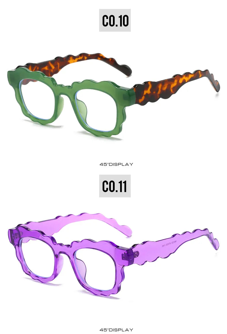 Lucy's Square Jelly Sunglasses Gradient Shades UV400