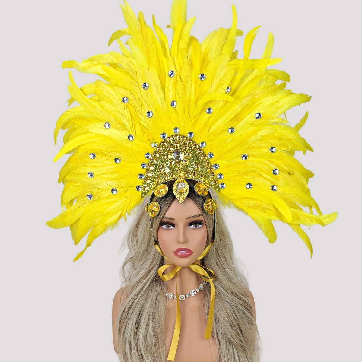 Carnival Feather Headdress Festival Costume Accessories