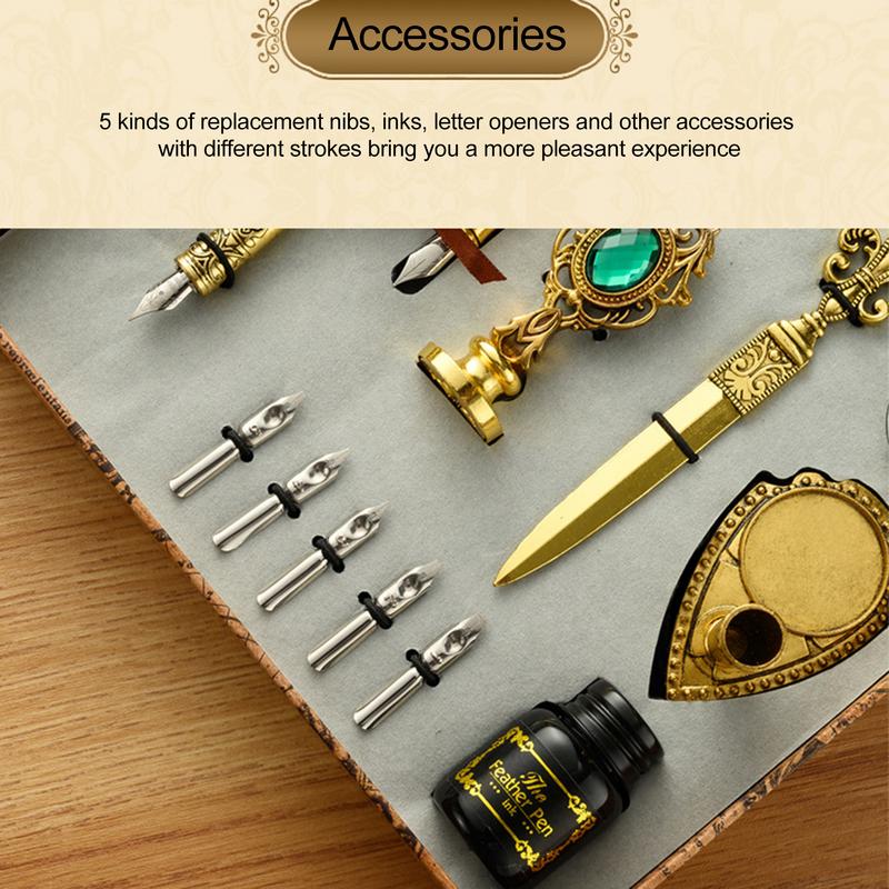Lord Hifflebottom's Quill Pen Letter Writing Sets