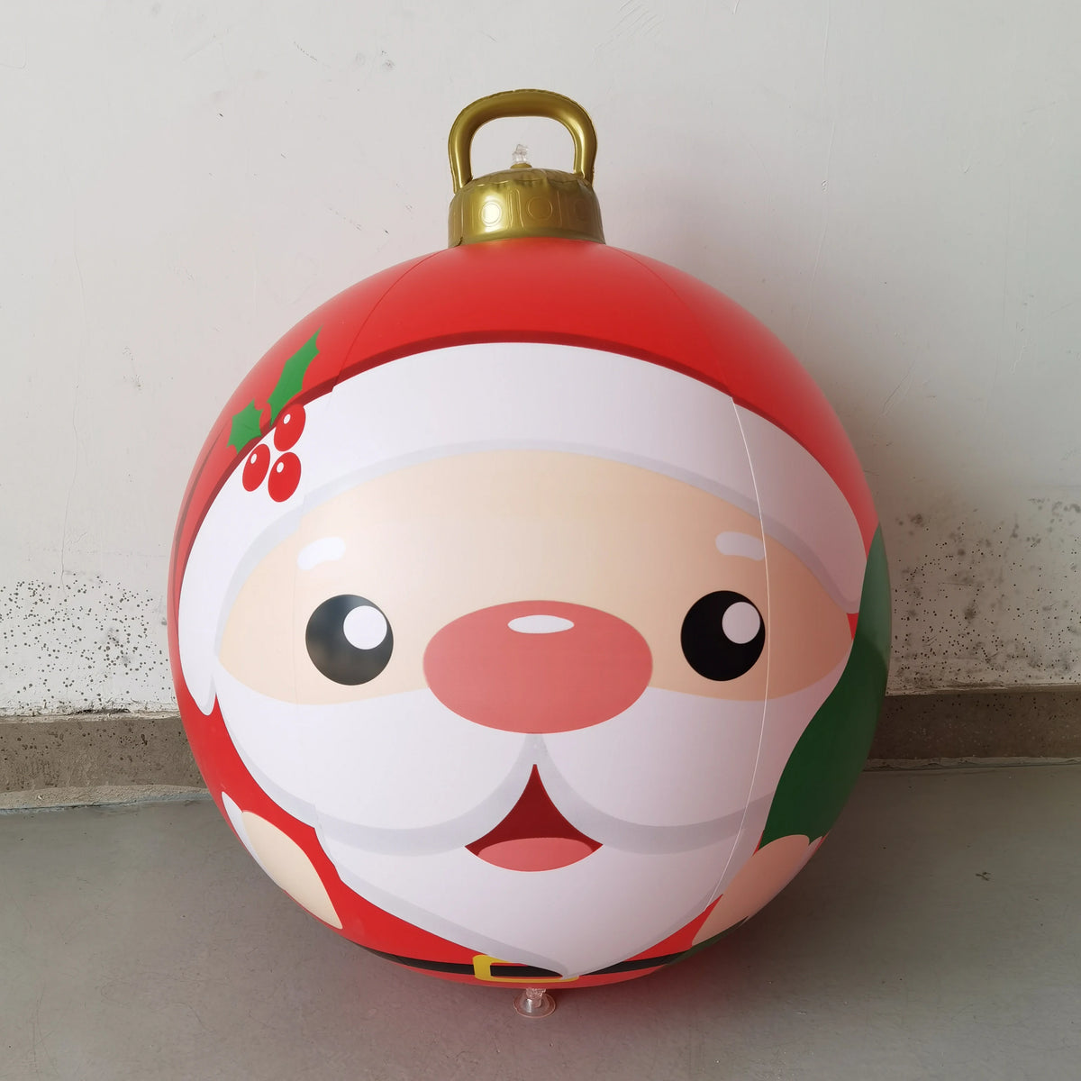 60cm Outdoor Christmas Inflatable Baubles PVC Giant Xmas Balls Decorations Toy Ball