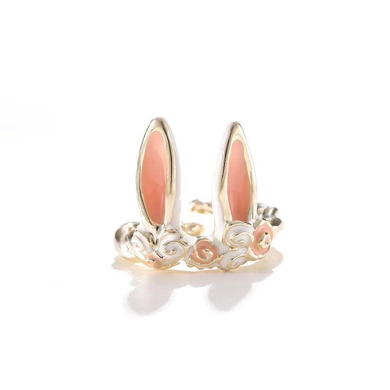 Sweet Rabbit Easter Gift Bunny Ear Ring