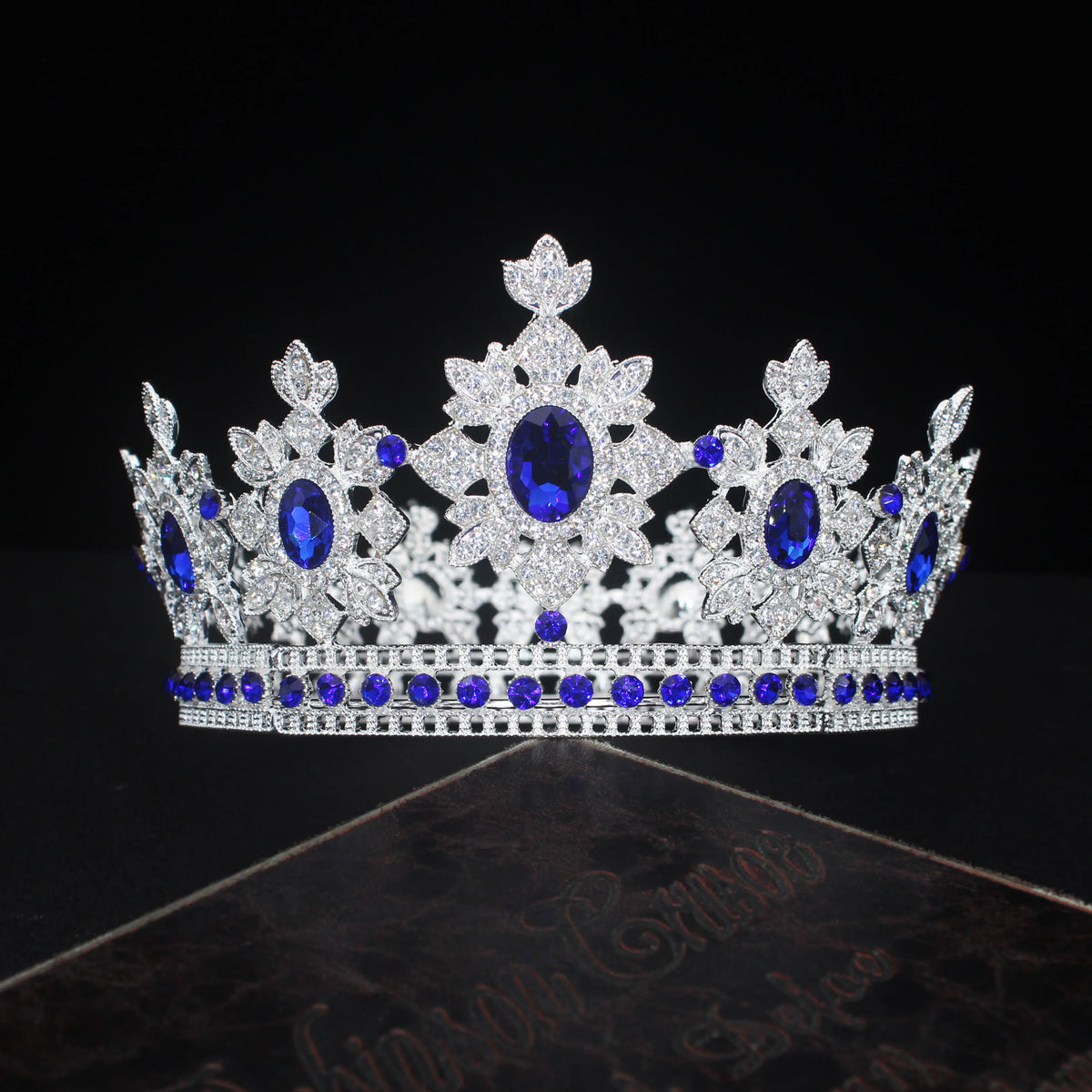 Baroque Full Round Royal Queen King Crowns