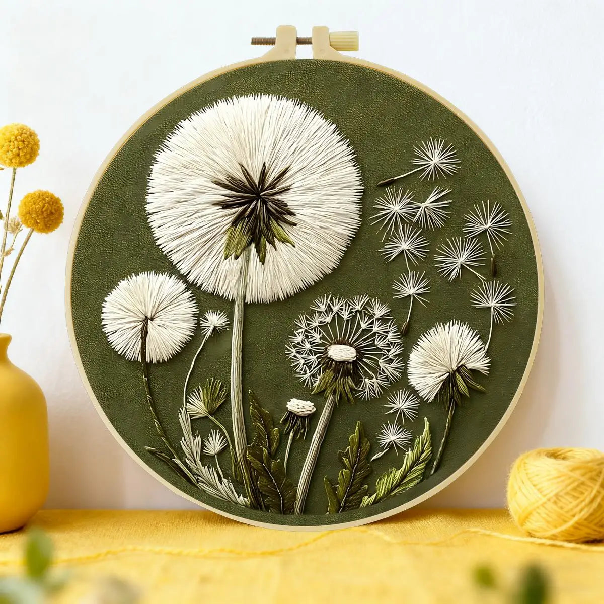 Lots of Dandelions DIY Embroidery Kit for Beginners