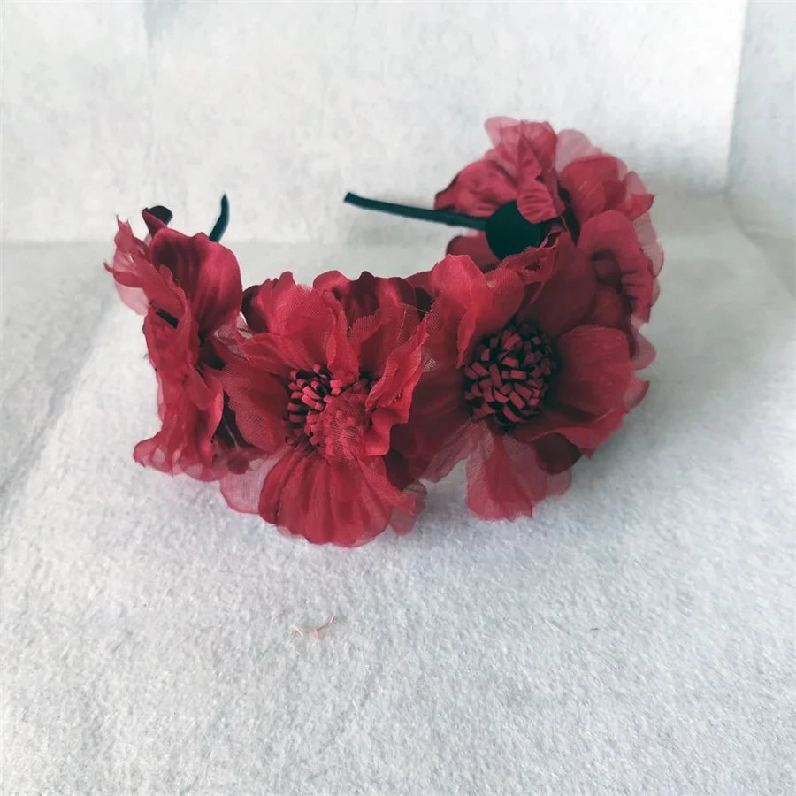 Bonny's Mesh Flower Headbands