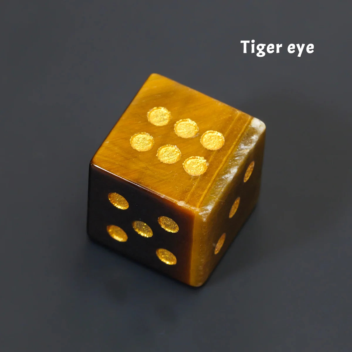 Natural Crystal Stone Lucky Dice