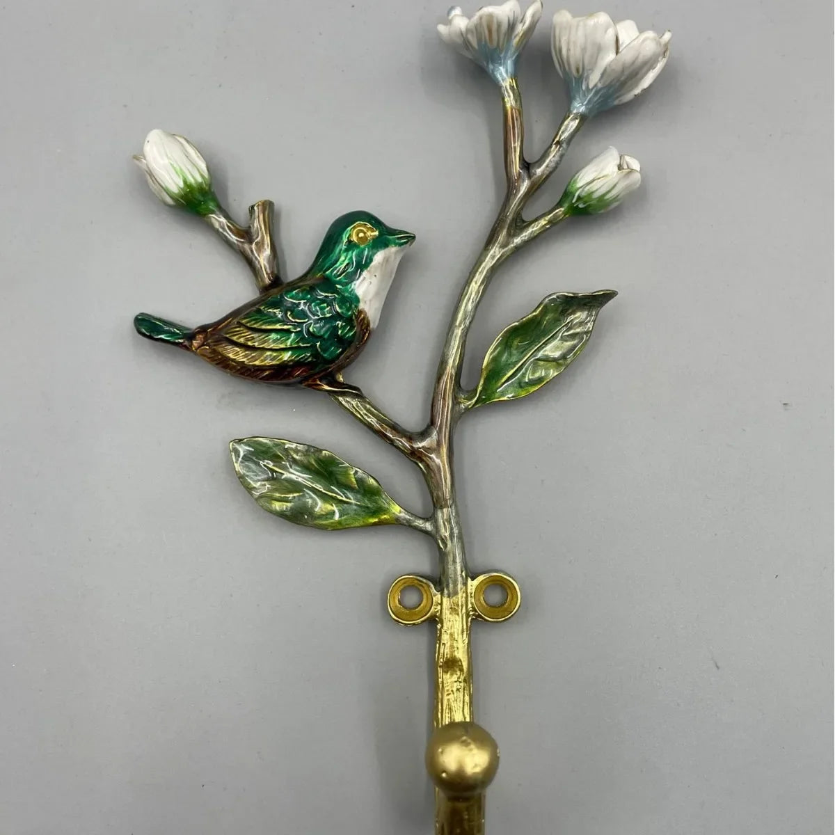 Enamel Flower Decorative Wall Hooks