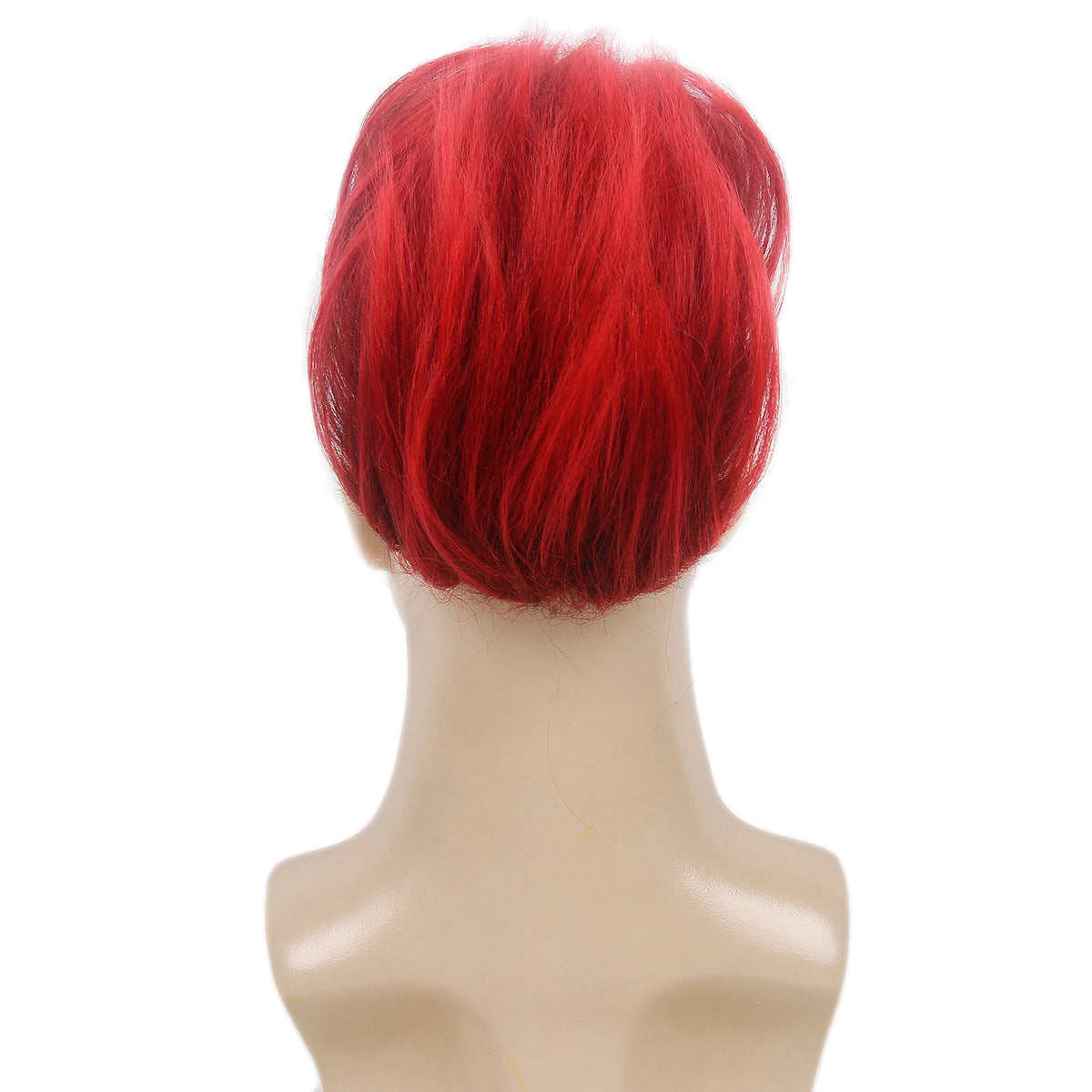 Mohawk Wig in Red & Black Adults Short Hair Wigs Halloween Costume Cosplay