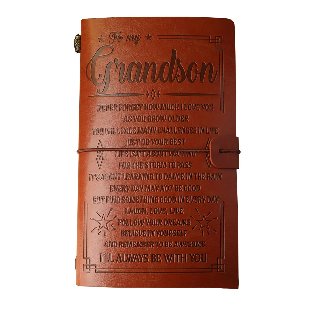 To My Son, Daughter, Grandson, Granddaughter, Wife, Sister, etc, Gift PU Leather Journal Notebooks