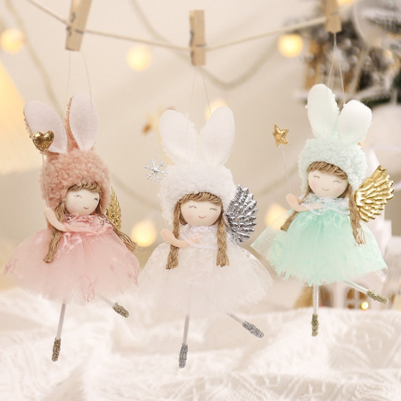Christmas Angel Doll Xmas Tree Ornaments