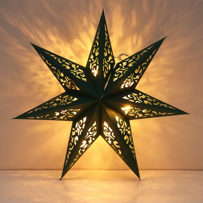 Paper Star Party Lantern Christmas Decorations