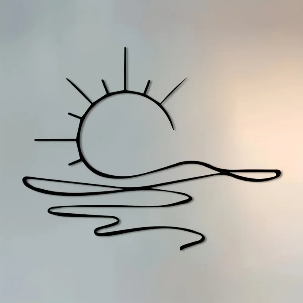 Sunrise Iron Wall Decor Metal Wall Art