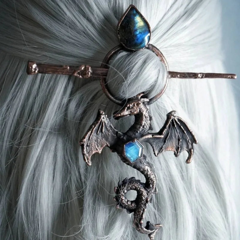 Flying Dragon Middle Ages Hairpin