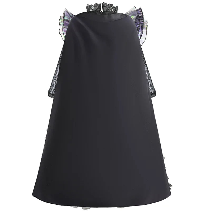Wicked Glinda and Elphaba Girl's Tiered Costume Dress Sets Witch Halloween Book Week