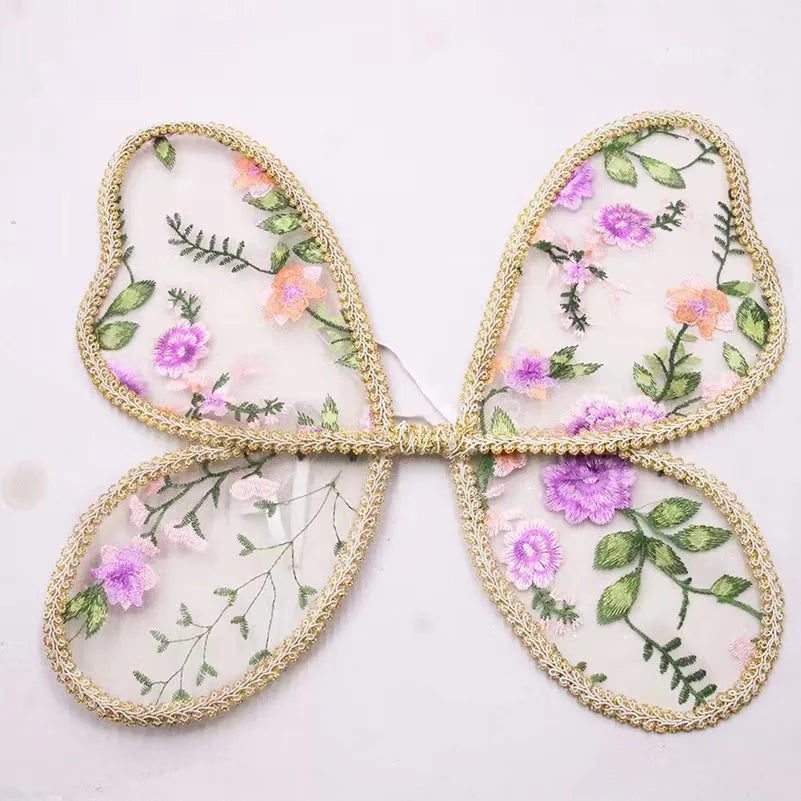 Embroidered Fairy Wings Fairy Wand Photo Props Costume Accessories
