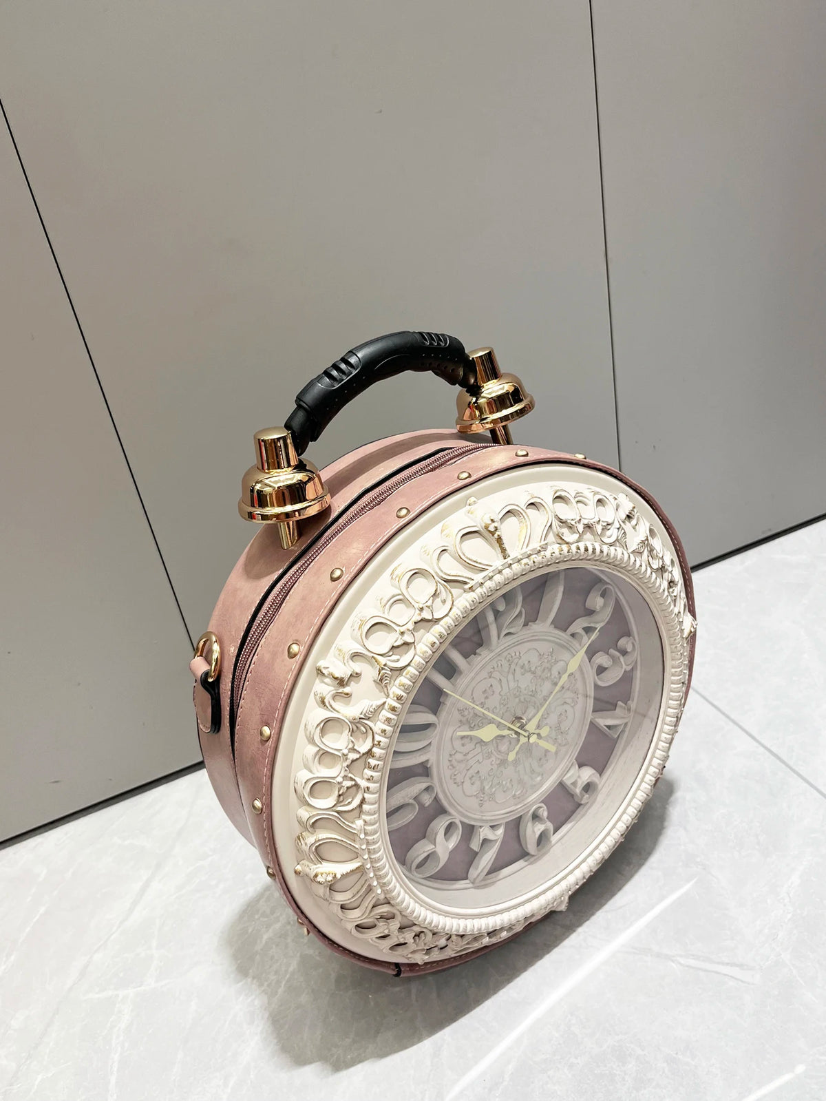 Steampunk Station Clock Handbags Shoulder Bags