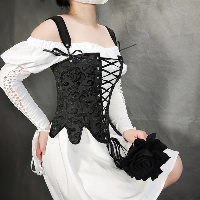 Pirate Jacquotte's Buxom Binder Lace Up Corset