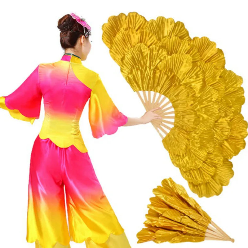 Peony Petal Fan Performance Dance Fan Double Sided