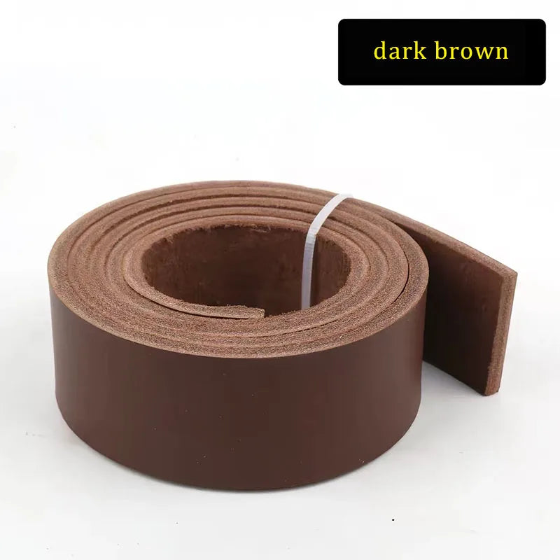 Genuine Leather 4mm Thick Strip DIY Craft