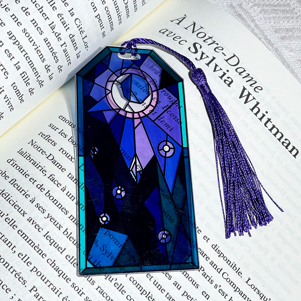 Two Sun and Moon Bookmarks for the Book Lovers